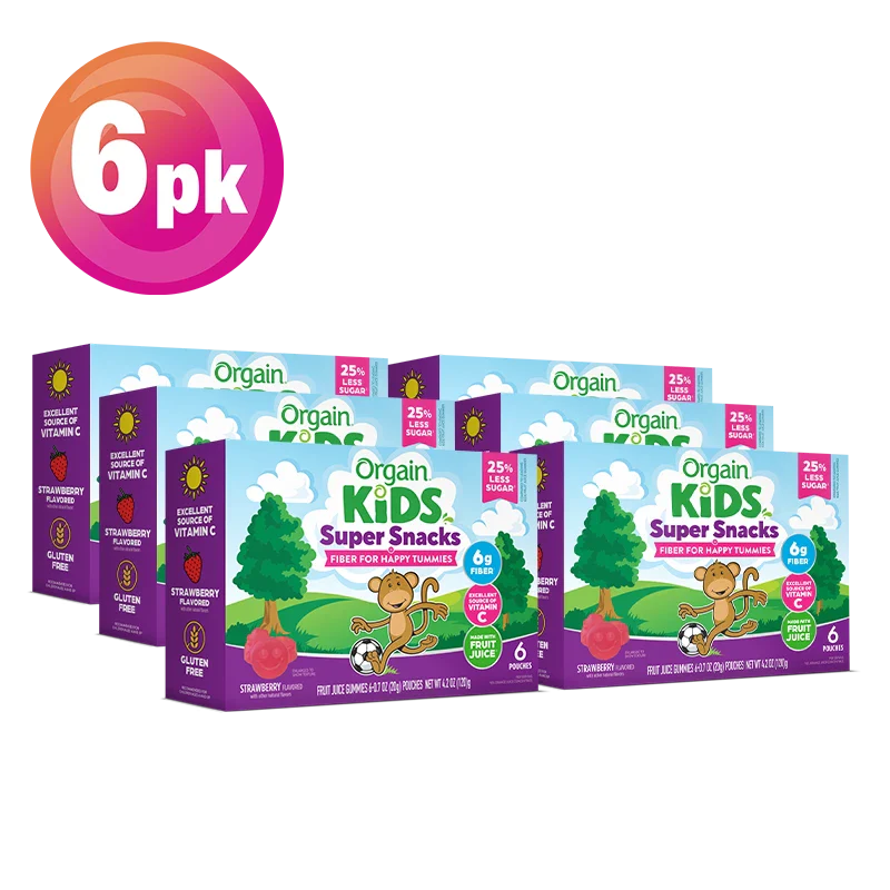 Kids Super Snacks + Fiber for Happy Tummies
