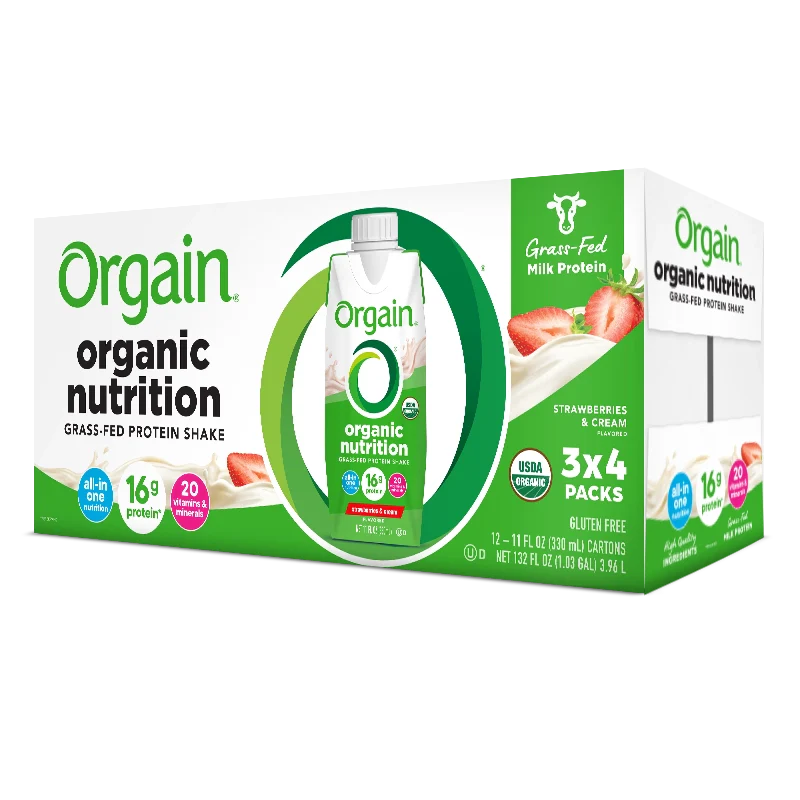 Organic Nutrition Shake - Strawberries & Cream