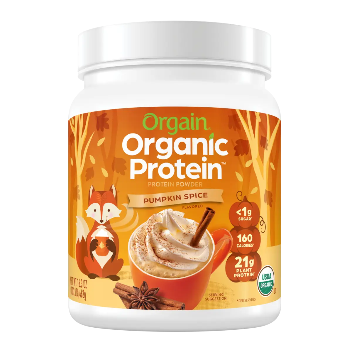 Organic Protein™ Plant Based Protein Powder - Pumpkin Spice