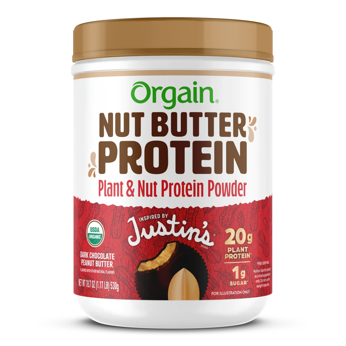 Nut Butter Protein Powder - Dark Chocolate Peanut Butter