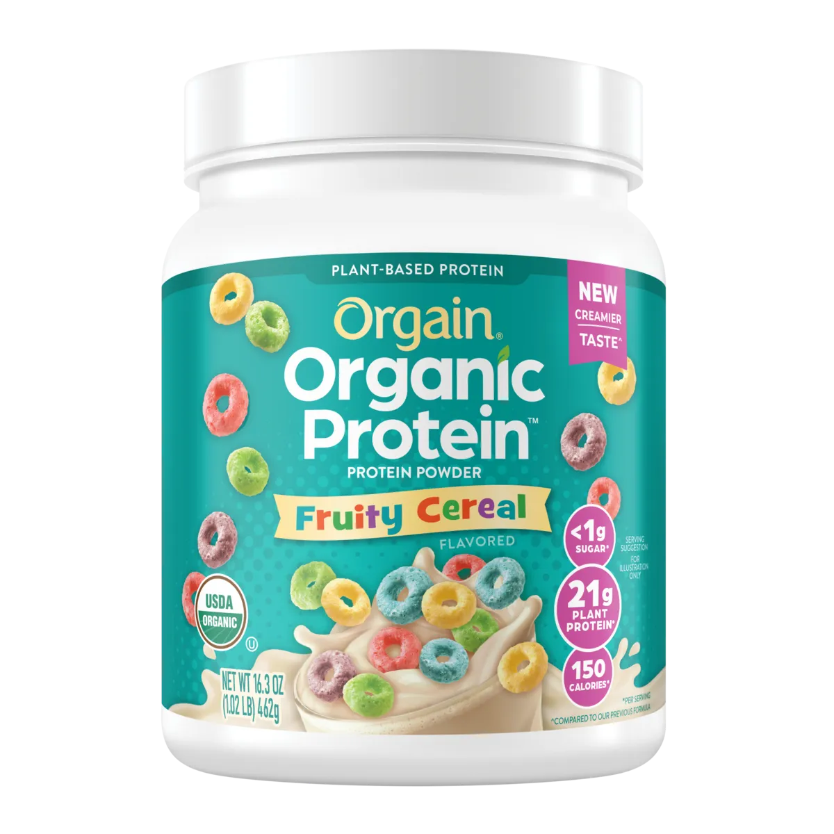 Organic Protein™ Plant Based Protein Powder - Fruity Cereal