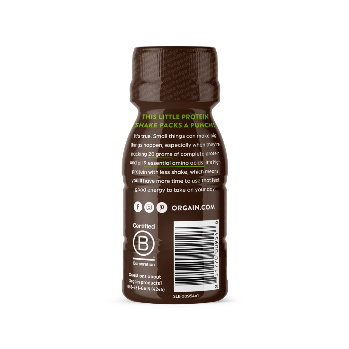20g Protein Whey Based Protein Shake 4oz - Chocolate Fudge