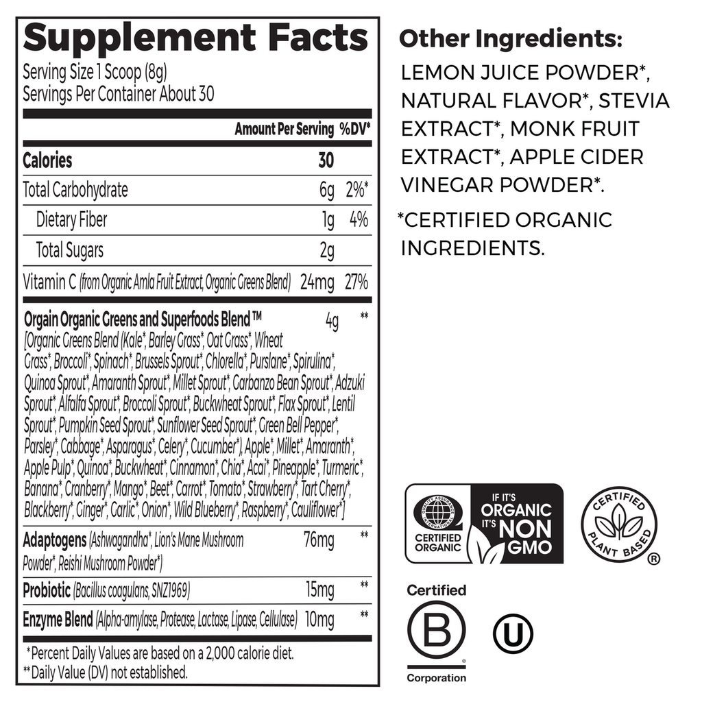 Supreme Greens - Lemon Twist