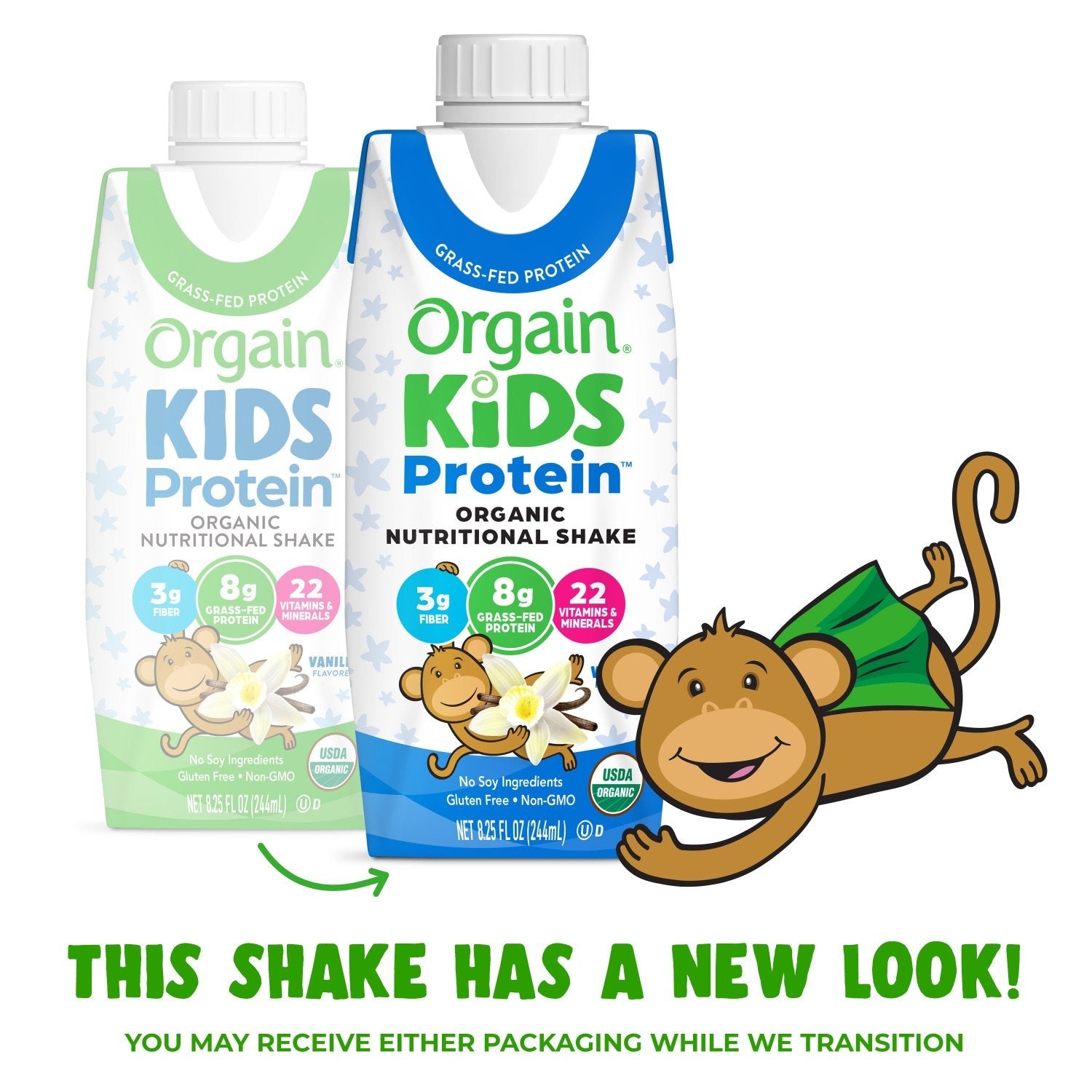 Kids Protein Organic Nutrition Shake - Vanilla